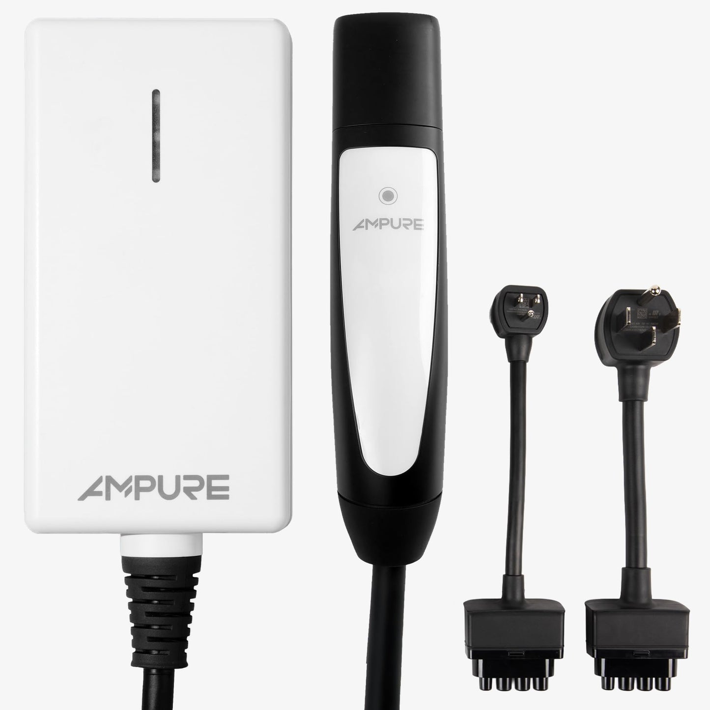 Ampure Go 2 Cargador portátil EV NACS - Nivel 2 de carga rápida, 32A, 240V, enchufe NEMA 14-50, cable de 20 pies, interior/exterior, certificado UL y Energy Star, 5914514A