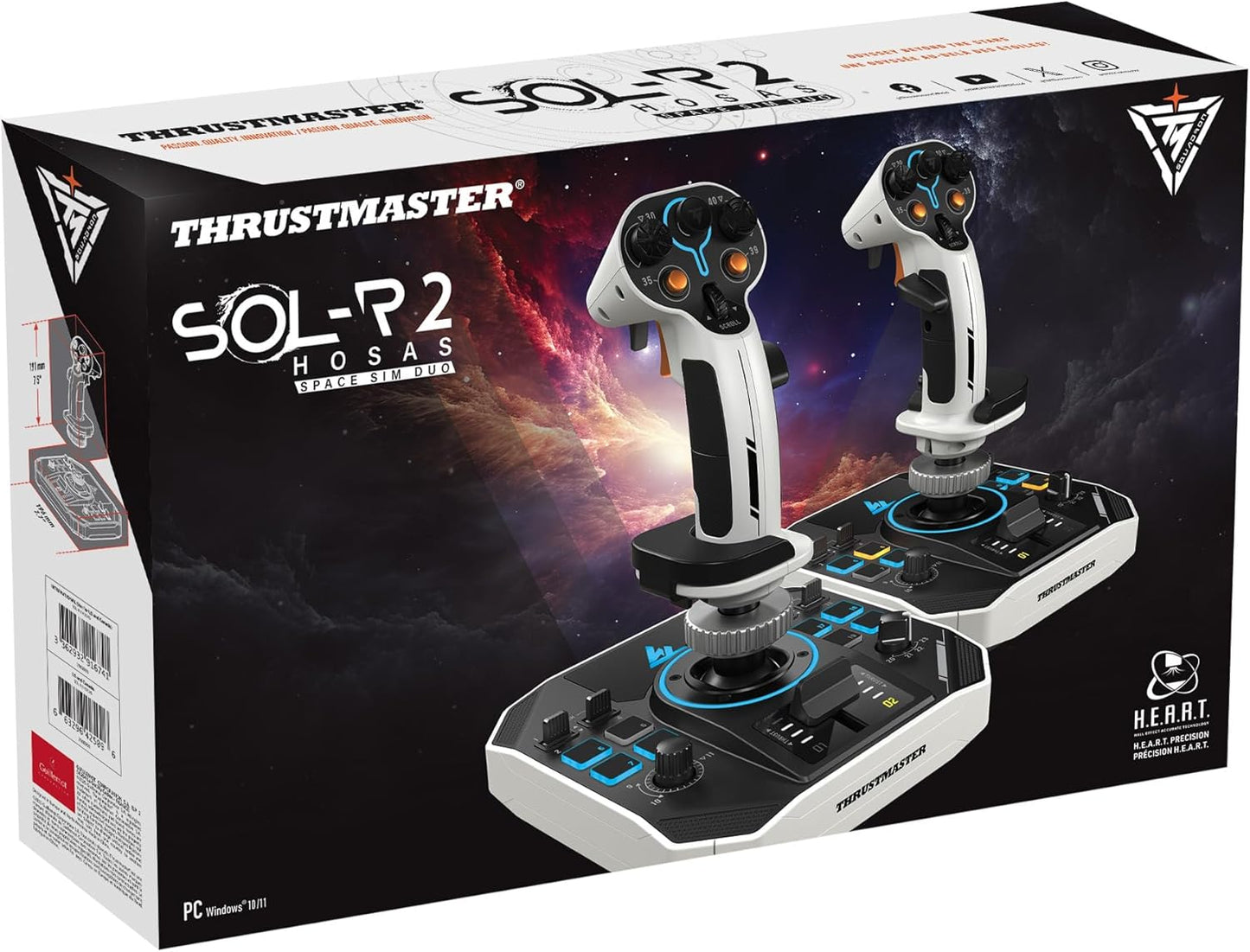 Thrustmaster Sol-R 1 Flightstick スペースコンバットシム/フライトシミュレーター用ジョイスティック PC(Windows 10/11) 対応 - Sol-R Edition 2960920