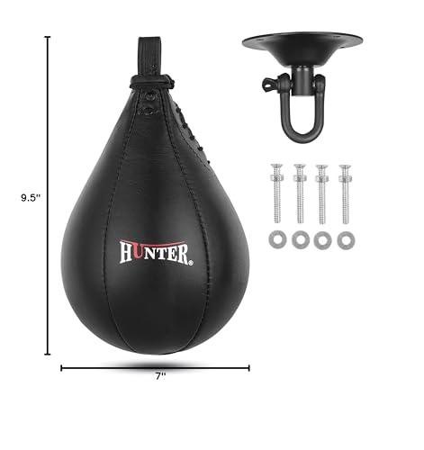 Hunter Bolsa de boxeo de cuero con giro colgante - MMA