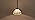 Capulina Tiffany - Lámparas colgantes, mini lámpara colgante de vitrales de 8 pulgadas de ancho, estilo rústico antiguo para cocina, isla, encimera, comedor, pasillo Número de modelo: CL088807CP