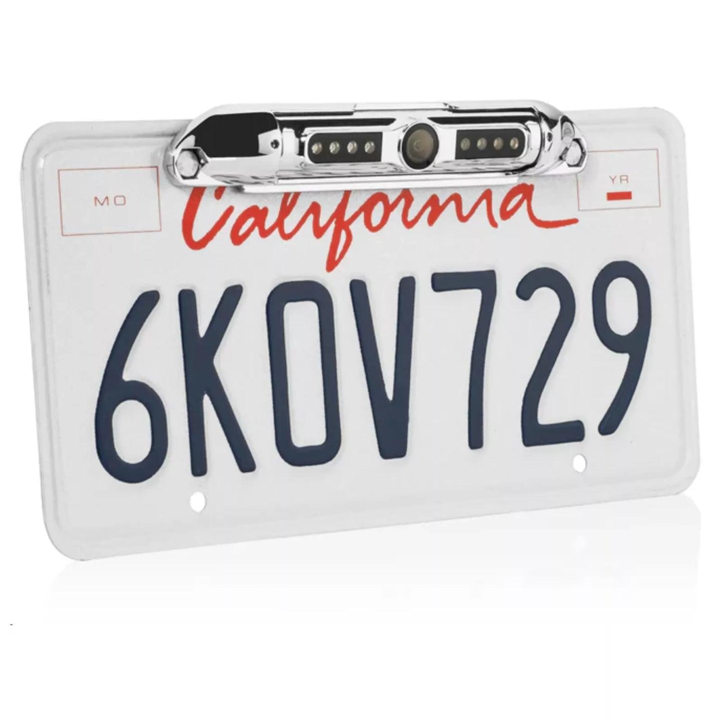 BOYO - Cámara para matrícula tipo barra con visión nocturna por infrarrojos - Cromada VTL400CIR