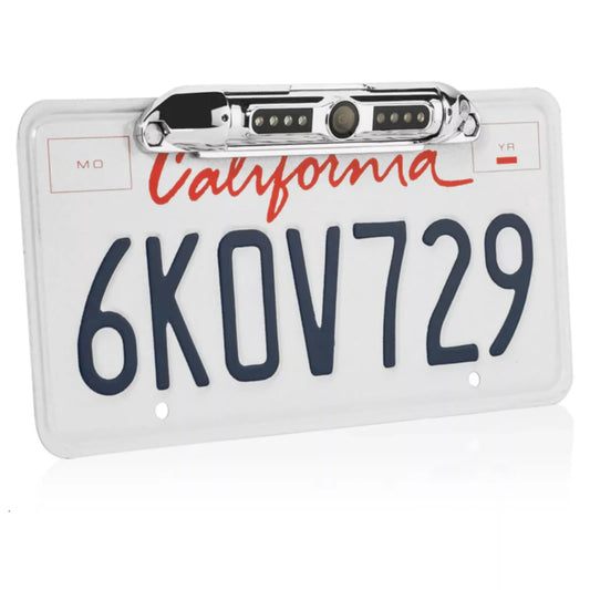 BOYO - Cámara para matrícula tipo barra con visión nocturna por infrarrojos - Cromada VTL400CIR