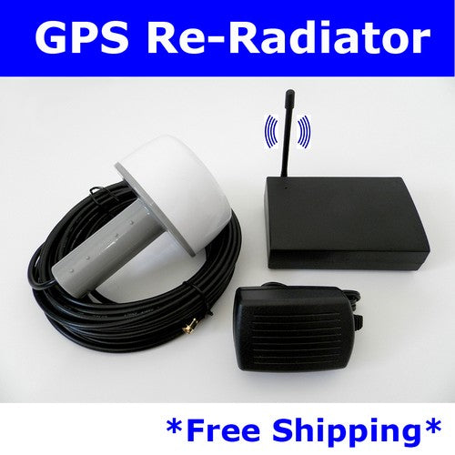 Antena GPS de 54 dB, amplificador, receptor y repetidor BA-50, kit completo con cable de 10 m y 10 m.