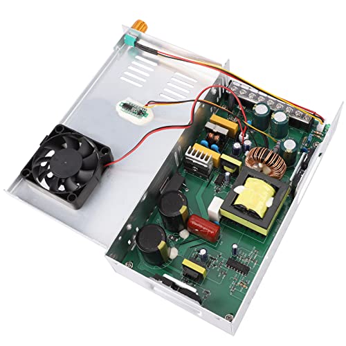 DROK - Fuente de alimentación de 24 V, CA 110 V/220 V a CC 0-24 V, 20 A 480 W, adaptador ajustable variable regulado 5 V, 12 V, 24 V, voltaje, transformador LED de voltaje de conmutación de 20 A,