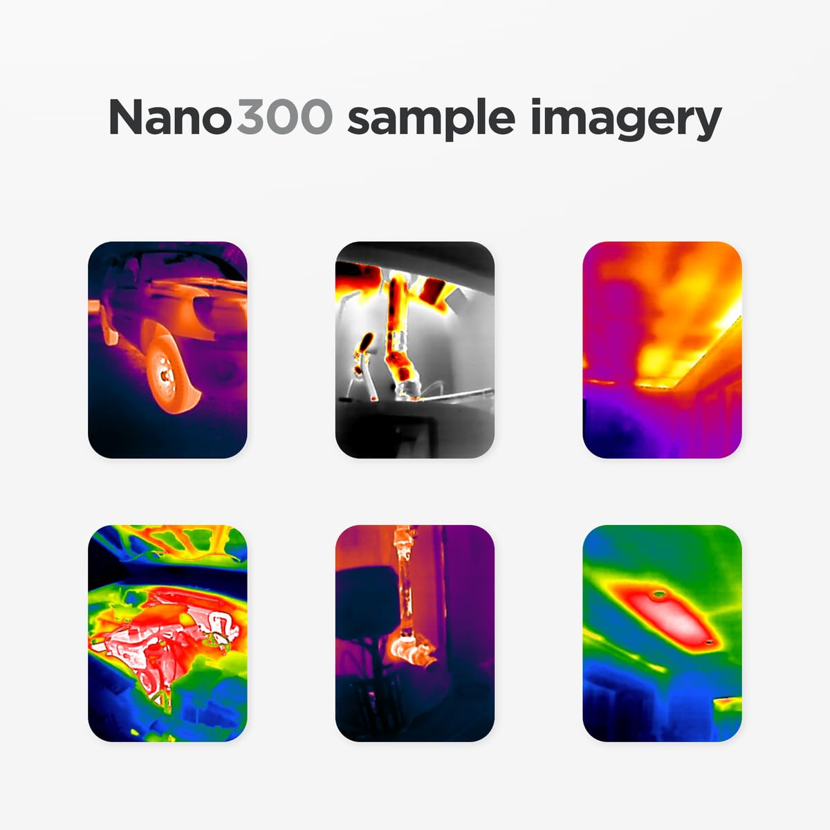 Seek Thermal - Cámara térmica Nano 200 para Apple iOS con conector Lightning, cámara térmica para iPhone, cámara térmica de alta resolución de 200 x 150, velocidad de cuadro de imágenes de 25 Hz, -4