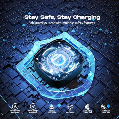 VDL POWER EV Charger 11KW, Type 2 Electric Car Charger, 10/13/16A EV Charging Station with APP Control 5M Cable Electric Vehicle Charger, IP65 Waterproof Wall Charging Box, Fast Charge