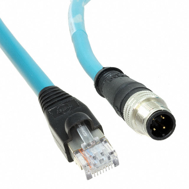 Molex 1300480227 Brad Micro-Change 130048 Circular de 04 pos macho a RJ45, 8p4c 19.69' (6.00m)