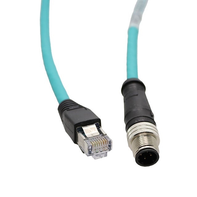 Molex 1300480354 Brad Micro-Change 130048 Circular de 04 pos macho a RJ45, 8p4c 39.37' (12.00m)