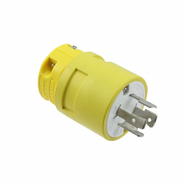 Molex 1301420014 Super-Safeway 130142 NEMA L21-20P Clavija de conexión, hojas macho 20A 208VCA, 3 fase