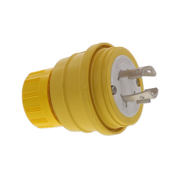 Molex 1301470083 Watertite 130147 NEMA L17-30P Clavija de conexión, hojas macho 30A 600VCA, 3 fase