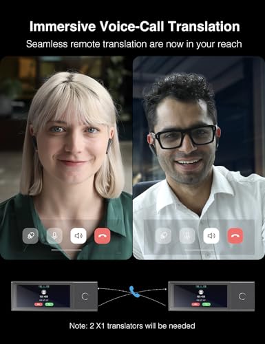 Timekettle X1 AI Interpreter Hub, entidad independiente, auriculares de traductor simultáneo bidireccional, dispositivo traductor actualizado con revolucionaria tecnología de segmentación Al Semántica