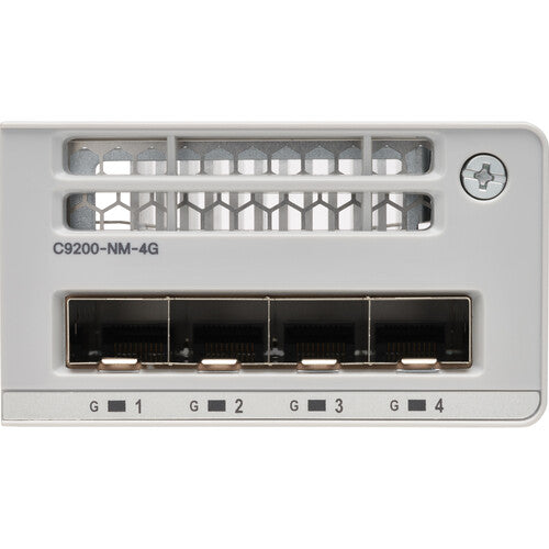Cisco Catalyst 9200 4-Port Gigabit Ethernet Network Module MFR #C9200-NM-4G=