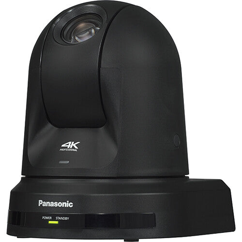 Cámara PTZ Panasonic UE40 4K30 HDMI NDI con zoom de 24x y seguimiento automático (negra) MFR # AW-UE40KPJ5