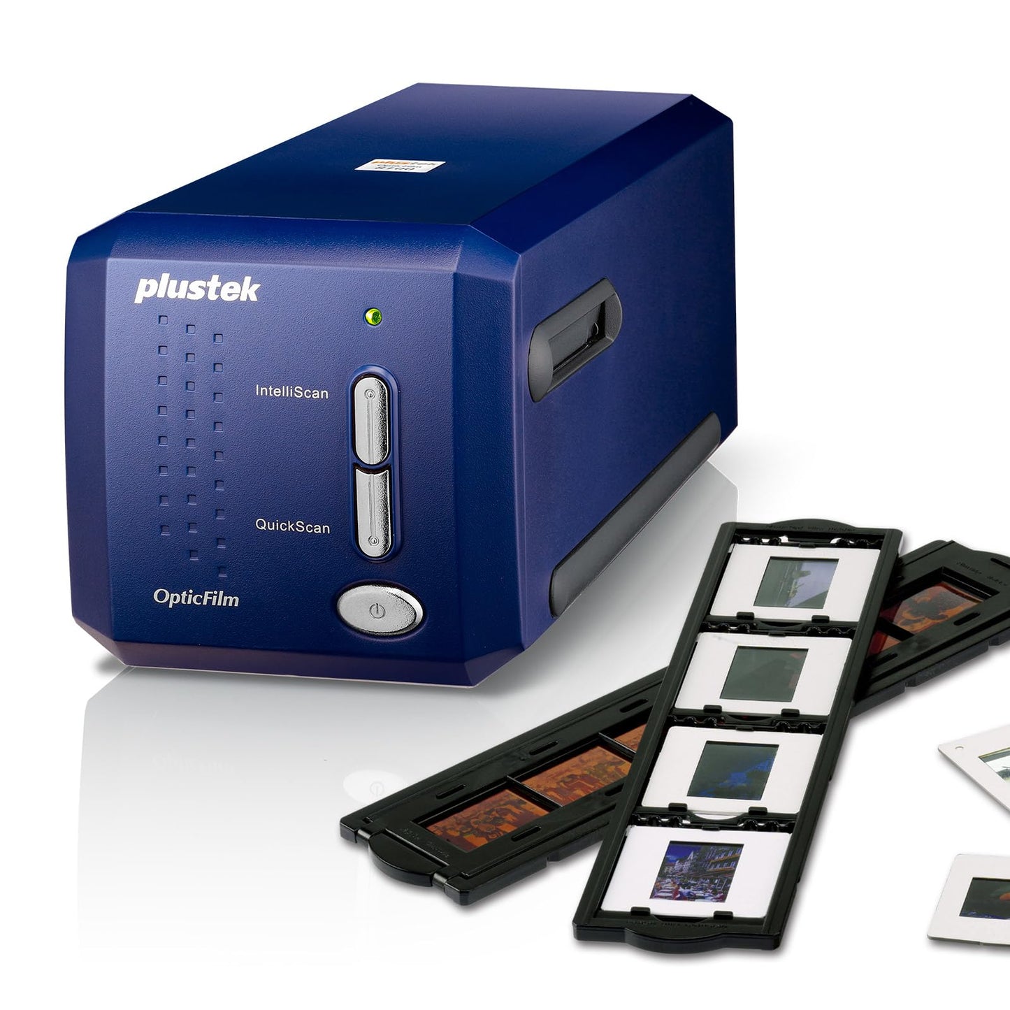 Plustek OpticFilm 318.898-1.378 in Escáner de película negativa/diapositivas con 7200 DPI y salida de 48 bits. Paquete Silverfast SE Plus 9, compatible con Mac y Windows