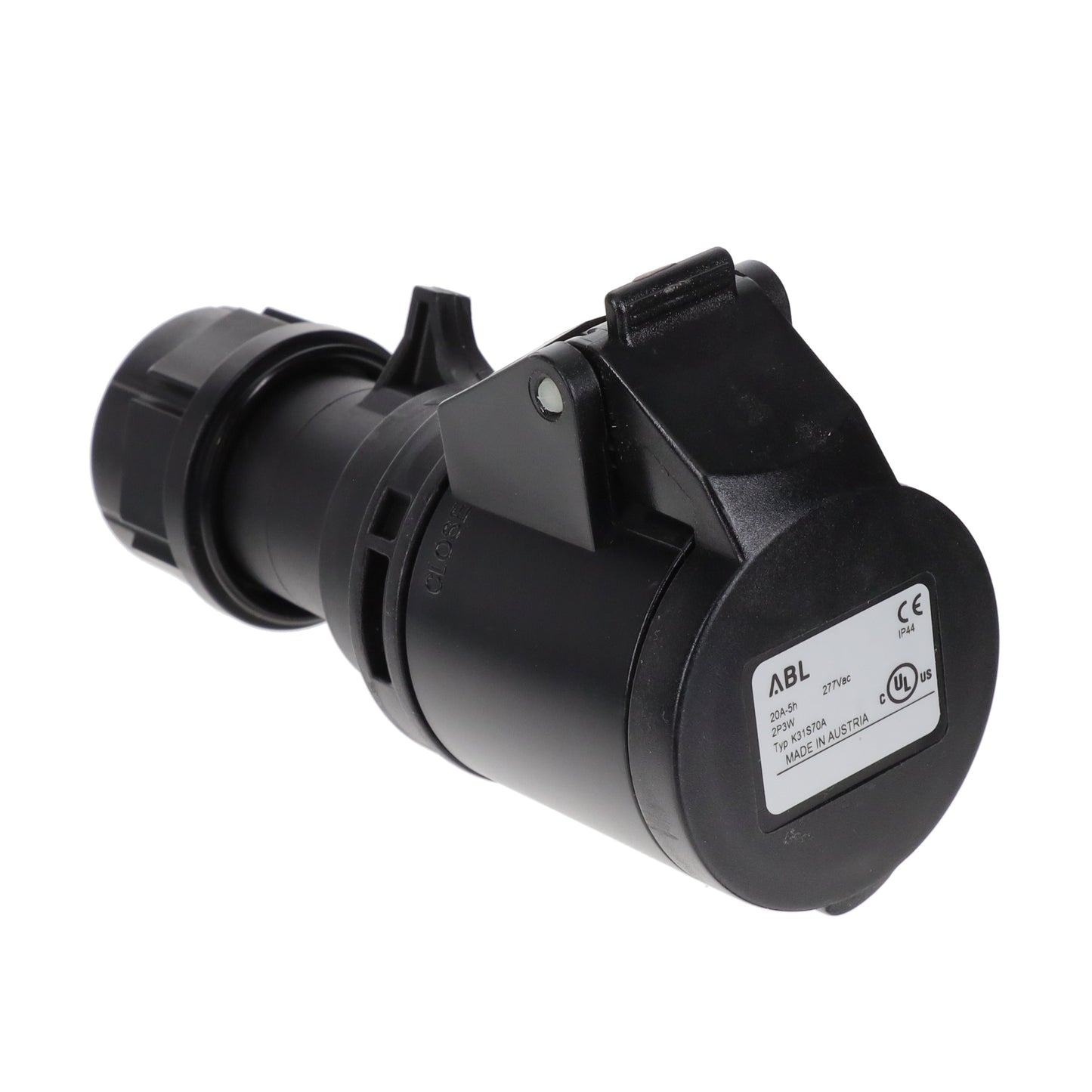 Altech Corporation K31S70A - Pin y manguito (2P3W) Receptáculo, enchufes hembra 20A 277VCA
