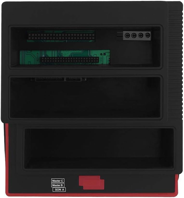 Zopsc USB 3.0 SATA/IDE HDD Estación de acoplamiento de tres bahías sin conexión Clon HUB lector 12V/3A Fuente de alimentación independiente Estación de acoplamiento de disco duro externo (US) 100-240V