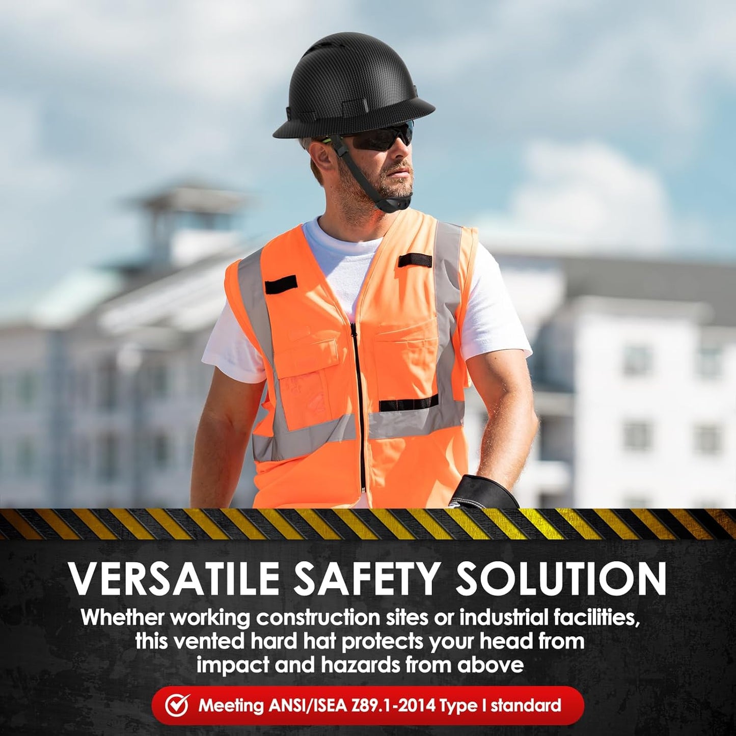 Borde completo de polietileno de alta densidad, carcasa dura, impresión de transferencia de agua y sombrero ventilado