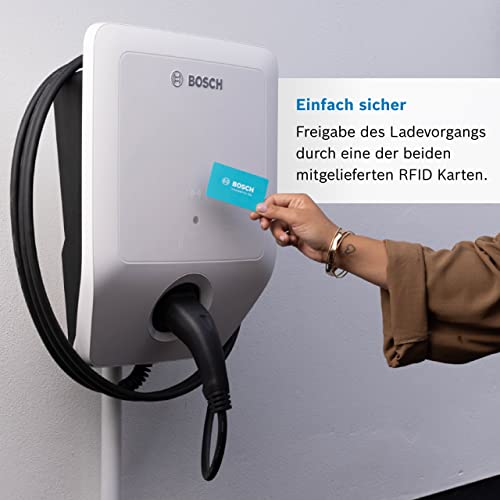 Bosch Power Charge 7000i - Wallbox - hasta 11 kW - Cable de carga: IEC Tipo 2 - Incluye conexión WiFi y Ethernet - Cable de 7,5 m