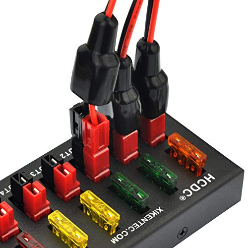 1 en 8 hacia fuera 40Amp conector divisor de potencia distribuidor fuente módulo de tira