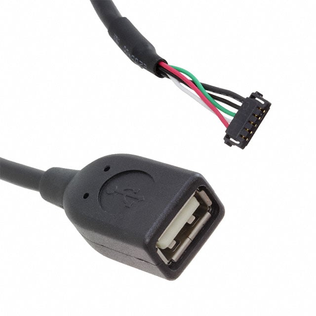 Molex 2061070001 206107 Receptáculo hembra USB A a receptáculo rectangular de 5 pos 0.49' (150.0mm)