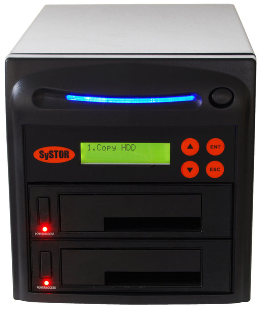 Duplicador y esterilizador de discos duros SSD HDD SATA 2,5" y 3,5" Systor 1:1 - 5,4 GB/min