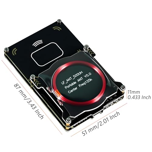 Proxmark3 Easy V3.0 DEV Kit, RDV4 ID de memoria M1 IC RFID lector de tarjetas descifrador descodificador con antena integrada, 5 tarjetas de identificación HF LF IC