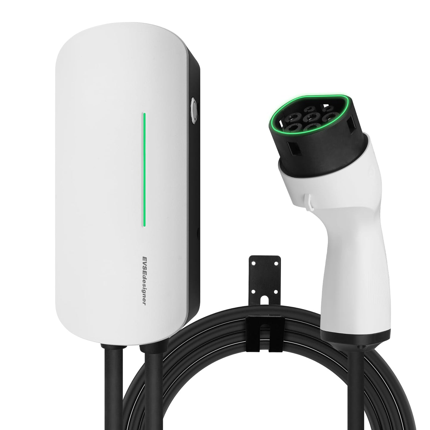 EVSEdesigner Wallbox Estación de carga doméstica tipo 2 de 7,4 kW 32AMP EV para vehículos eléctricos Cable monofásico de 6 m Uso en exteriores e interiores