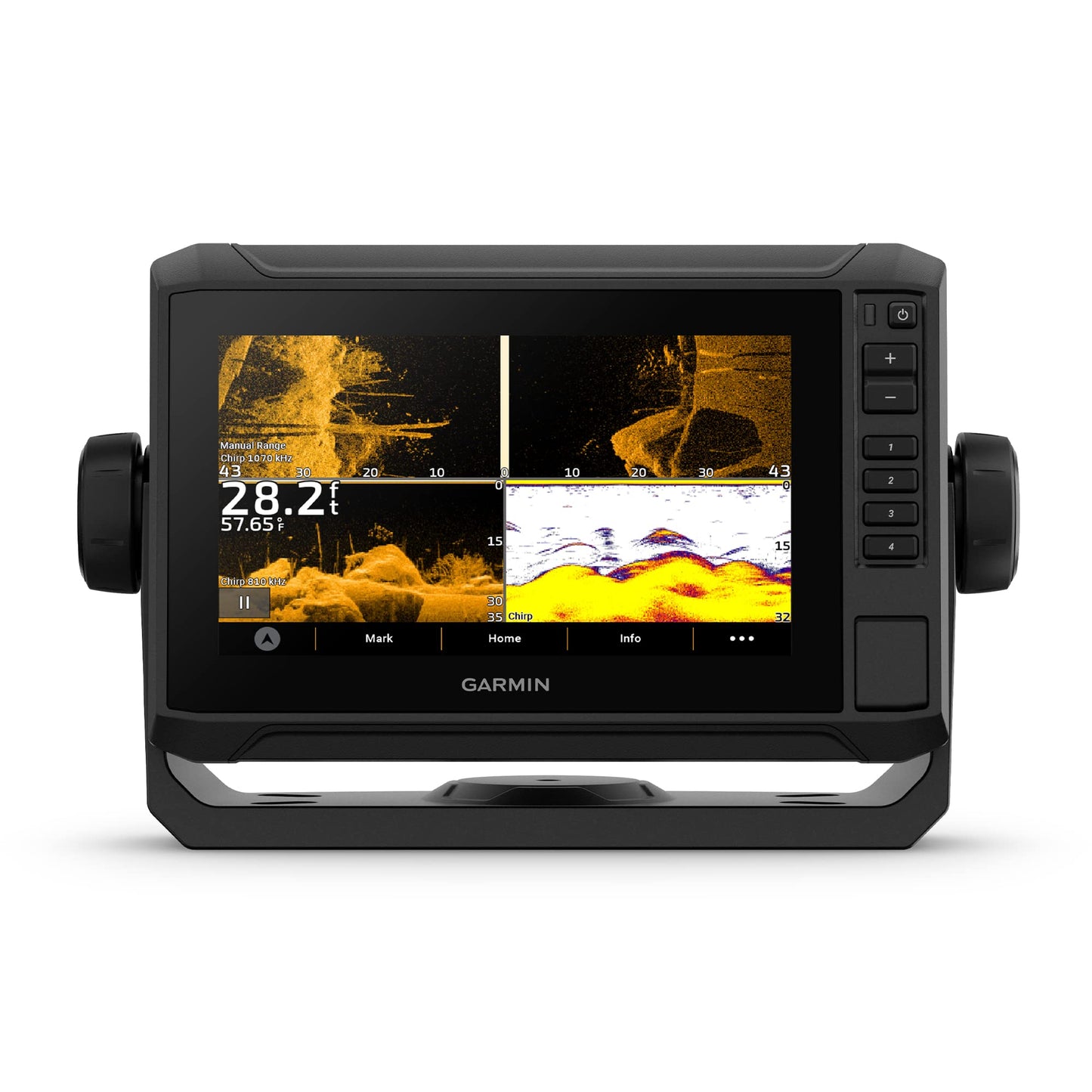 Garmin ECHOMAP UHD2 72sv con transductor GT54, plotter de pantalla táctil de 7", mapa base mundial 010-02683-01