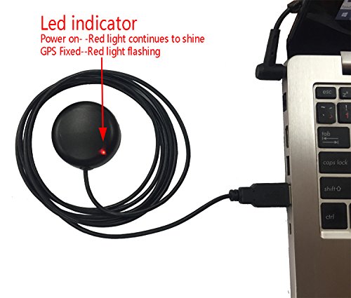 Antena Gmouse del receptor de GPS del USB para la base magnética de la navegación marina del coche de la PC del ordenador portátil