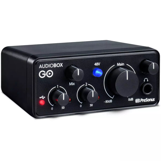 Interfaz de grabación USB PreSonus AudioBox GO 2x2 n.° 2777700106