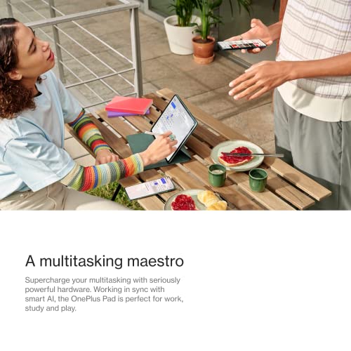 OnePlus Pad Pantalla LCD de 11.61 pulgadas, 8 GB de RAM, 128 GB de almacenamiento, MediaTek Dimensity 9000, Android 13.1, frecuencia de actualización de 144 HZ, Dolby Vision Atmos, Wi-Fi con tableta