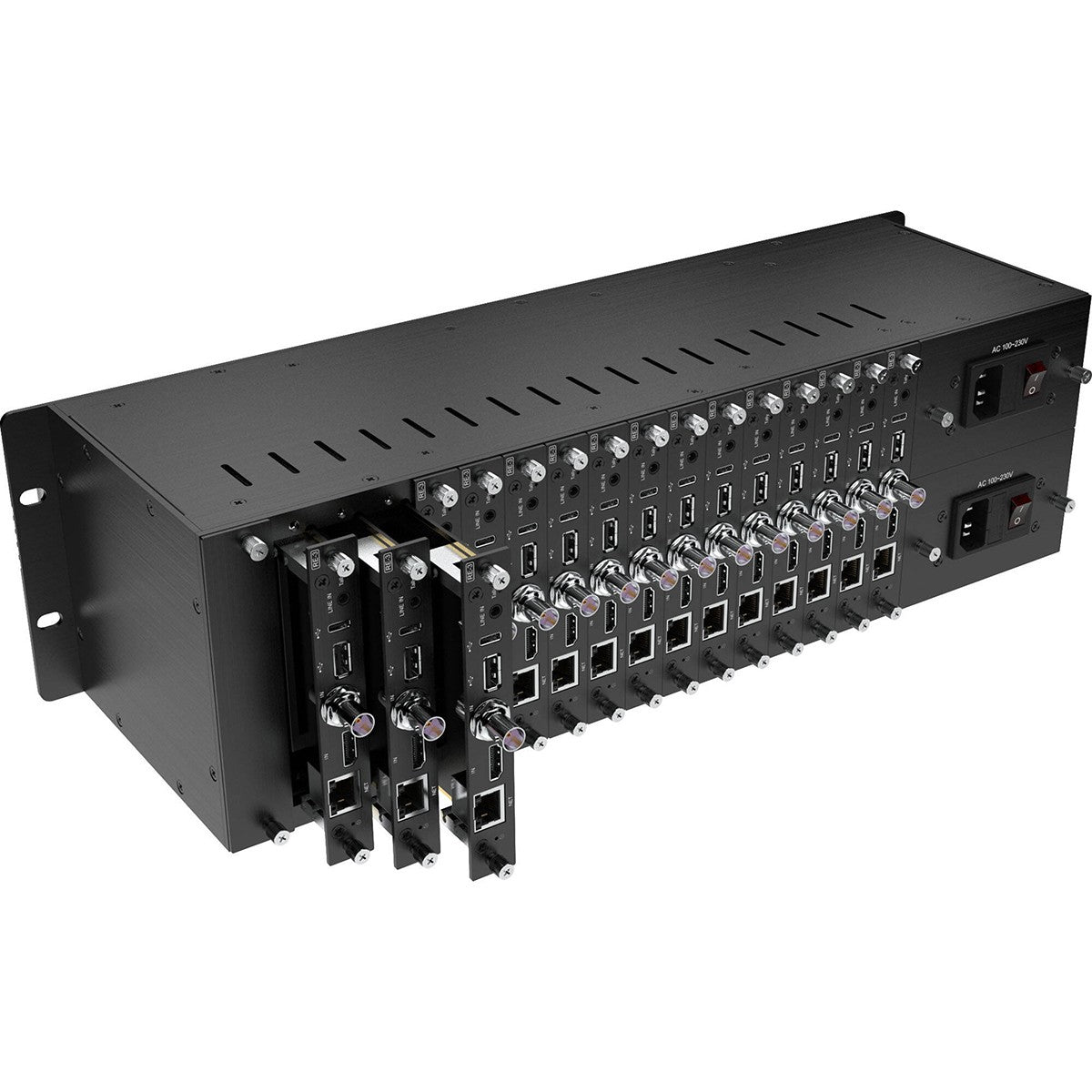 Kiloview RE-3 2-Ch 4K UHD H.265/H.264 HDMI/3G-SDI/NDI|HX Rackmount Encoding Card