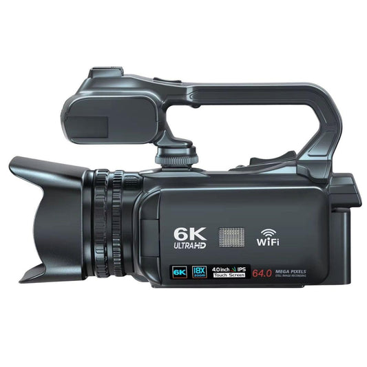 Videocámara Aries CineView 6K Ultra HD - Pantalla abatible de 3", WiFi, zoom 18x -ARCVDCR6K
