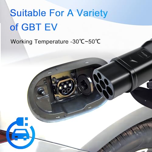 Conector de cargador EV tipo 1 a GBT, apto para BYD, adaptador de carga de vehículo eléctrico SAE j1772 a GB/T EV adaptador de carga (J1772 a GBT Modelo 1)