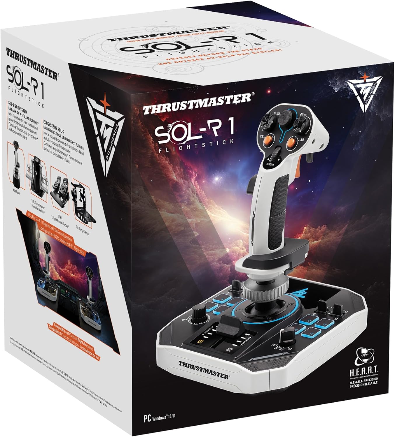 Thrustmaster Sol-R 1 Flightstick スペースコンバットシム/フライトシミュレーター用ジョイスティック PC(Windows 10/11) 対応 - Sol-R Edition 2960920