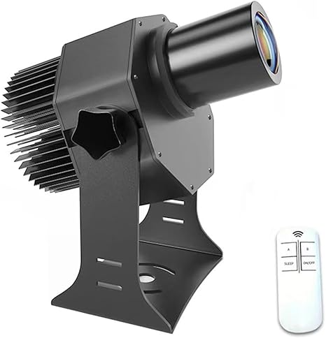 80W LED Logo GOBO Proyector Ip67 Impermeable DJ Efecto Luz Incluyendo Vidrio Personalizado Gratis GOBO para Proyectar Imagen para Hotel Compañía Tienda Boda Publicidad Interior y Exterior Uso