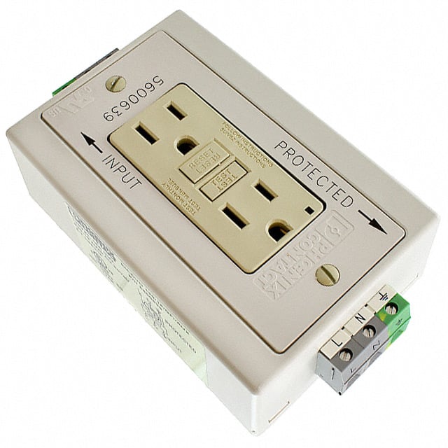 Phoenix Contact 5600639 - NEMA 5-15R Receptáculo, enchufes hembra 15A 125VCA