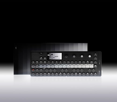 teenage engineering OP–XY sintetizador portátil, muestreador y secuenciador de 64 pasos con altavoz incorporado, micrófono y 8 motores de sintetizador únicos