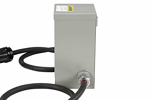 Transformador reductor precableado de 1 fase Buck/Boost - 240V primario - 208V secundario - 30 amperios - 50/60Hz #235599
