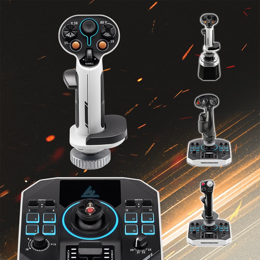 Thrustmaster Sol-R 1 Flightstick スペースコンバットシム/フライトシミュレーター用ジョイスティック PC(Windows 10/11) 対応 - Sol-R Edition 2960920
