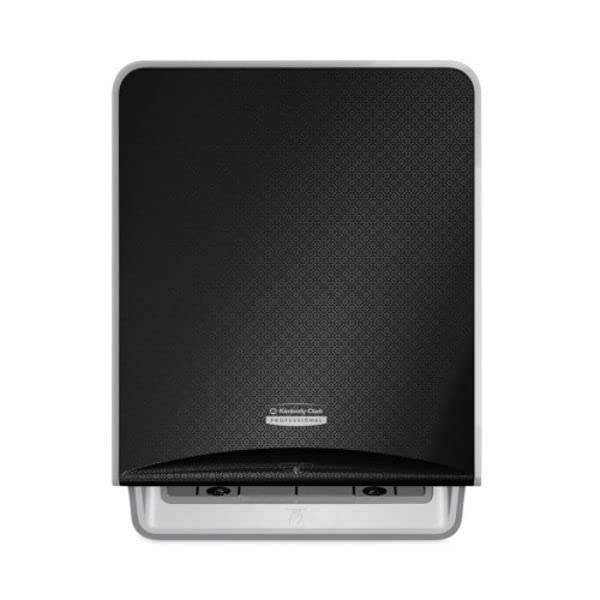 Kimberly-Clark KCC58720 Dispensador automático de toallas en rollo de mosaico negro