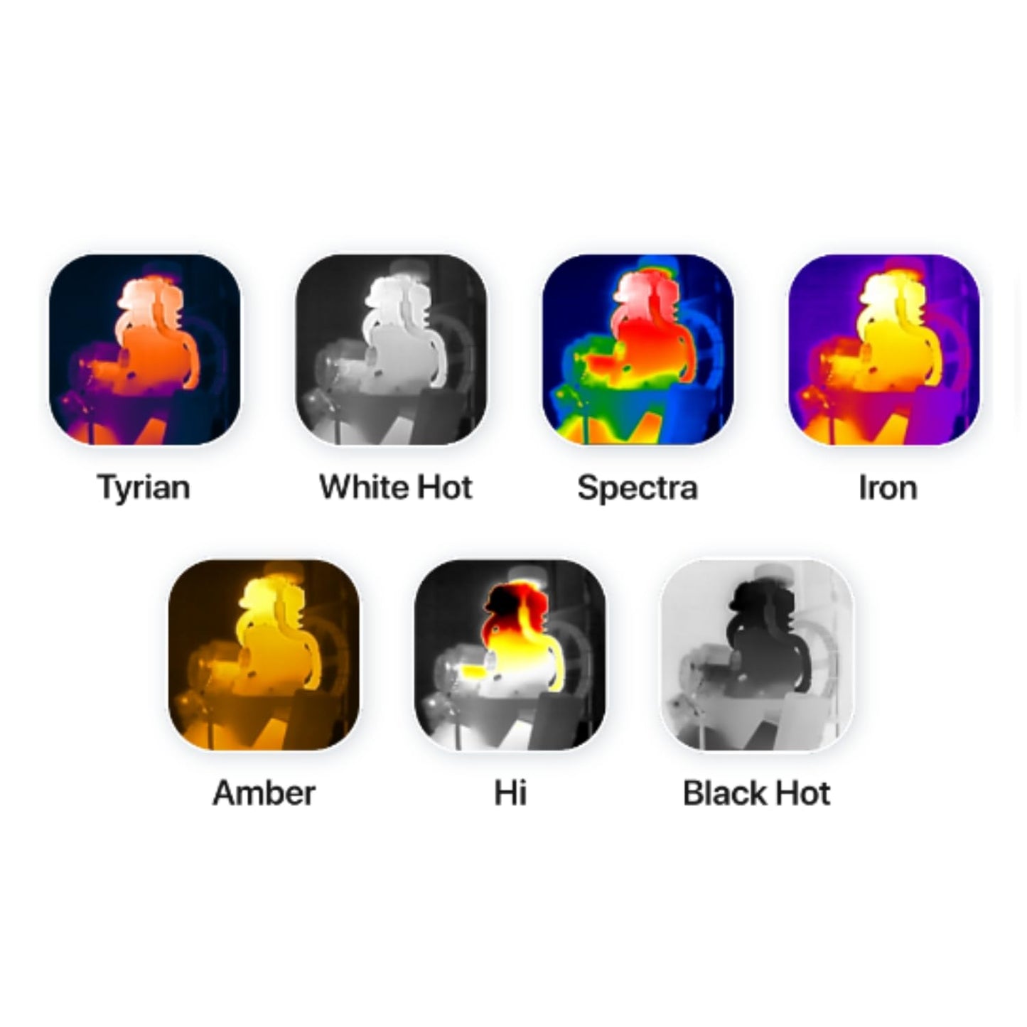 Seek Thermal - Cámara térmica Nano 200 para Apple iOS con conector Lightning, cámara térmica para iPhone, cámara térmica de alta resolución de 200 x 150, velocidad de cuadro de imágenes de 25 Hz, -4