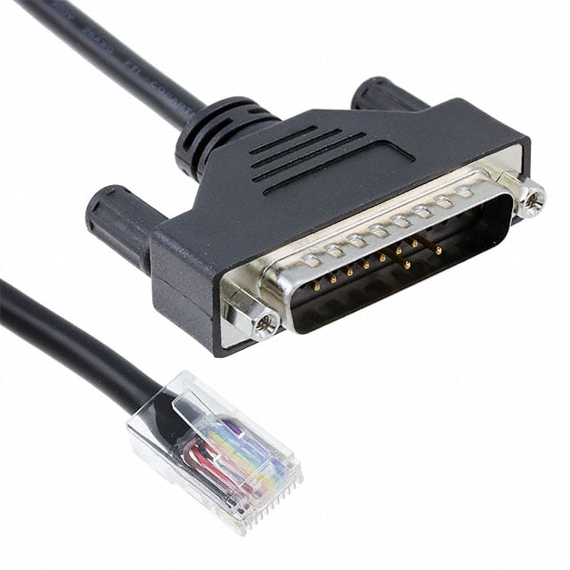 Digi 76000238 - D-Sub de 25 pos macho a RJ45, 10p10c 4.00' (1.22m)