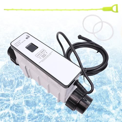 EC-520555 Generador de cloro de agua salada de células de sal mejorado, compatible con clorador de piscina Pentair IntelliChlor IC40, sistema de clorador de sal para piscinas enterradas de hasta