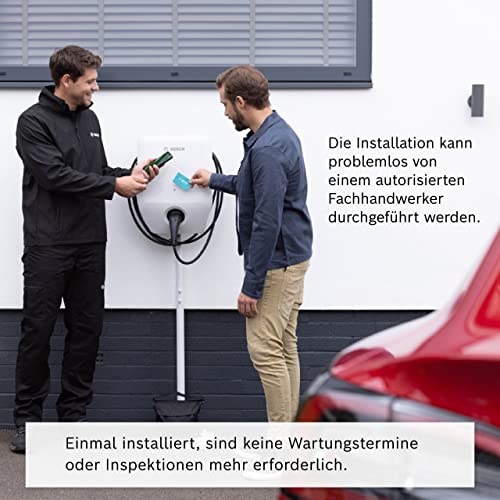 Bosch Power Charge 7000i - Wallbox - hasta 11 kW - Cable de carga: IEC Tipo 2 - Incluye conexión WiFi y Ethernet - Cable de 7,5 m