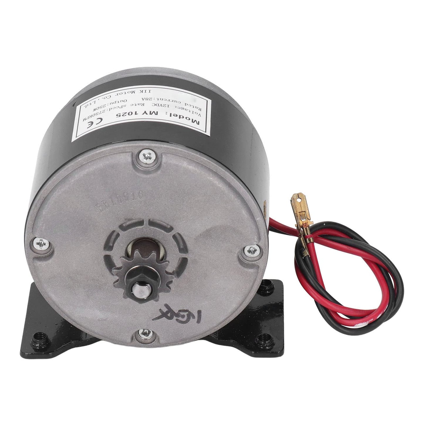 Motor cepillado de alta velocidad de alta velocidad de DC para vespa eléctrica, potente motor de aluminio de 12V 250W para pequeños coches eléctricos, equipo mecánico