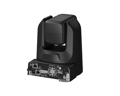 Canon CR-N100 PTZ Cámara (Negro), Zoom óptico de 20x, Video 4K UHD, Producciones Profesionales, Casa de Adoración, Educación, Broadcast, Corporativo MFR #6527C001