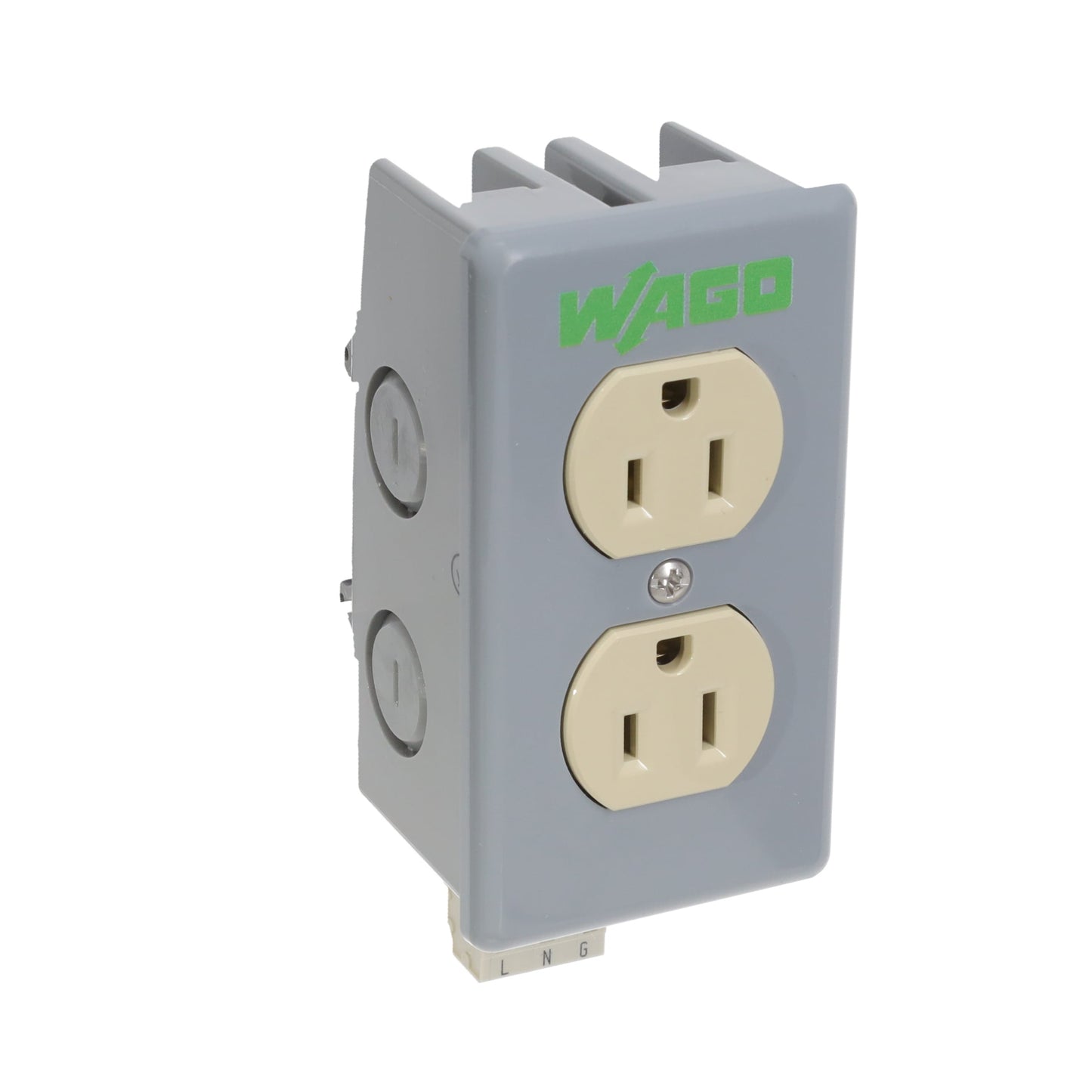 WAGO Corporation 8002-025/K050-0613/000-8300 8002 NEMA 5-15R Receptáculo, enchufes hembra 15A 120VCA