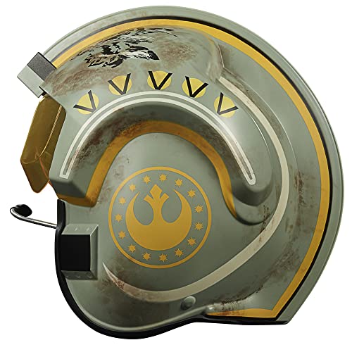 STAR WARS The Black Series Trapper Wolf - Casco electrónico The Mandalorian Coleccionable, juego de rol, luces y sonidos a escala completa -F5549