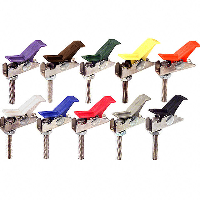 E-Z-Hook 82-2-S E-Z-NAILCLIP™ 82-2 Clip de prueba, conductor, sonda Abrazadera de cable, con perforación de aislamiento (paquete de 10 unidades)